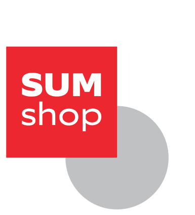 sumshop logo bijeli